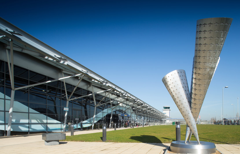 A photo outside of London Southend Airport