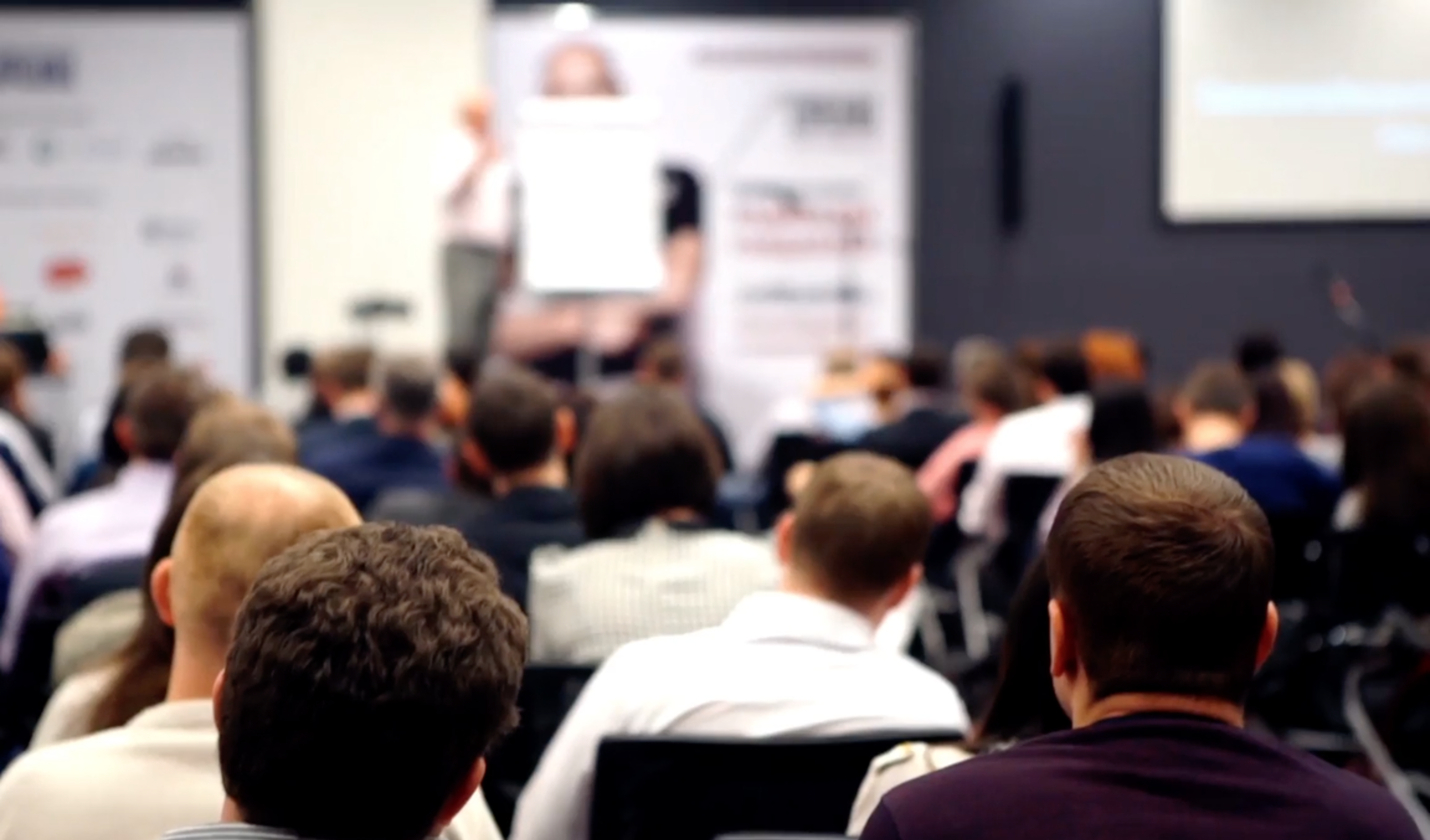 People at a training seminar