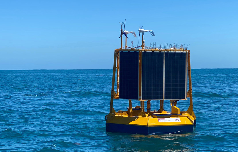 RPS floating Lidar buoy out at sea