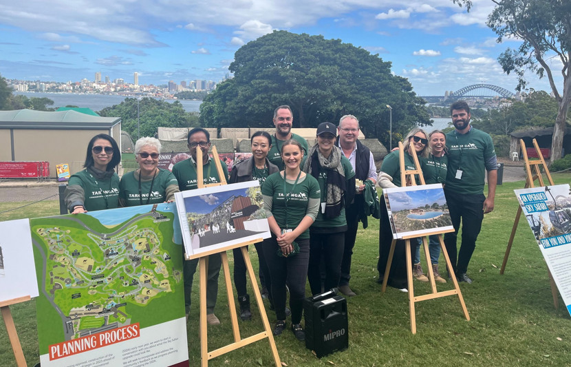 RPS team showcasing the Planning Process at Taronga Zoo 