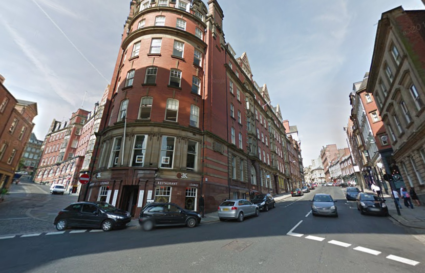 A listed office block in Newcastle, designed to a Free Baroque style