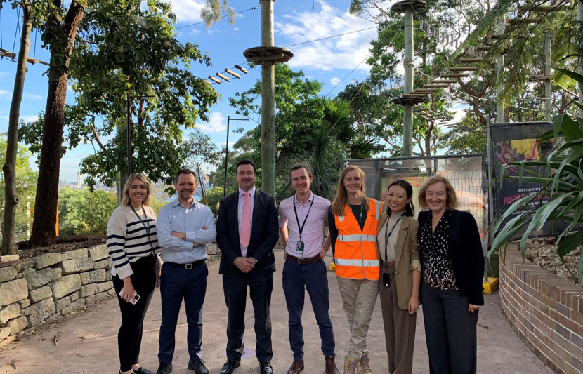 Co-CEO Michael Owens with the RPS PM team at Taronga Zoo