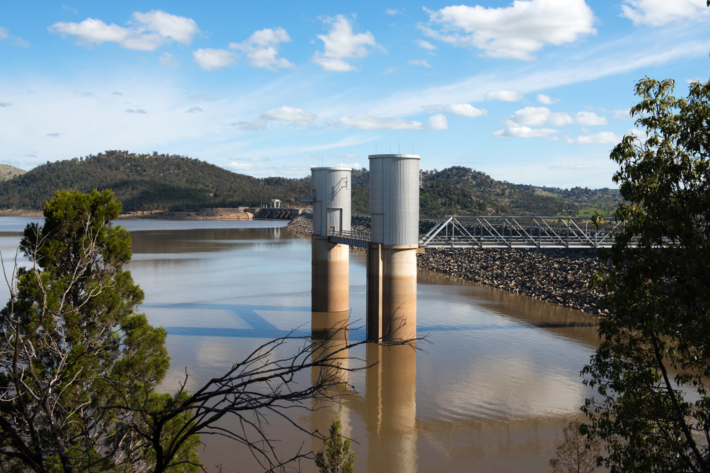 An Australian water reservoir