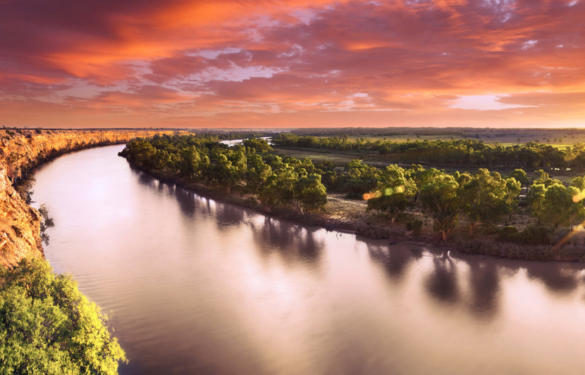 View of an Australian river